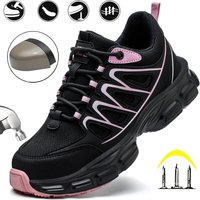Safety Shoes Steel Toe Design Anti squeezing Function Lightweight Comfortable Anti slip Suitable Factory W