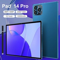New Pad 14 Pro Tablet Android 16G+512G 10.1 Inch New Tablette 5G Dual SIM Card Or WIFI Google Play PC Tablet Kids For