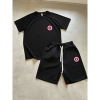 Summer AAA Letter Print T Shirt & Shorts Set Casual Sportswear Matching Outfit