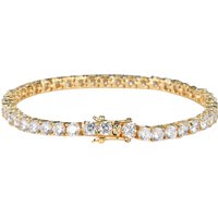 Women’s Jewelry Tennis Chain 3mm 4mm 5mm Copper Micro Inlaid Zirconia Single Row Hip Hop Bracelet