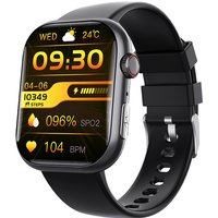 Reloj inteligente F100 con Bluetooth, llamadas, asistente de voz, pantalla dividida, juego pequeño, pulsera inteligente, reloj deportivo