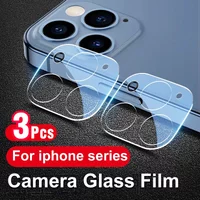 3PCS Camera Protector Case Iphone 15 14 13 12 11 ProMax Lens Cover Tempered Glass Coque Fundas Iphone 12Mini 13Mini 14Plus 15Plus