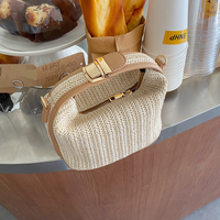 Bags Ins Straw Woven Small Bag Casual Bag Hand Held Shoulder Messenger Bag Summer
