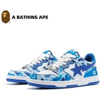 A BATHING-APE Bape-STA SK8 DUNK NO.93 Classic Low Help Flash Star Contrast Fashion Board Shoes Casual Skateboarding Shoes Unisex