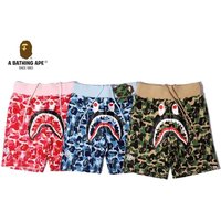 A BATHONG APE Ape Head Shark Shorts Ape Head Shorts Five Leg Casual Shorts, Made Of Pure Cotton Fabric