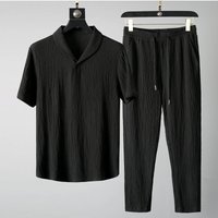 clothing summer trend suits thin style short sleeved trousers fashionable casual light luxury versatile sports suits