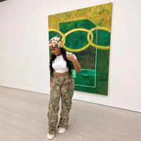 Clothing 2024 camouflage sexy loose casual zipper pocket trousers
