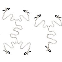 Adult Products Sexy Nipple Clitoris G-spot Chain Regular Three-head Four-head I-shaped Clamps