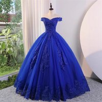 Evening Gown Style Off Shoulder Ballroom Skirt Catwalk Art Exam Hostess Colorful Gauze Dress