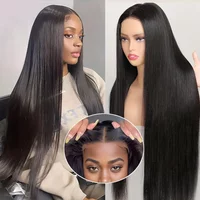 13×6 HD Lace Frontal Wig 5×5 HD Lace Closure Wig Human Hair Ready To Wear Straight 13×4 Lace Frontal Human Hair Wig