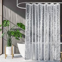 Shower Curtain Waterproof Mildew Proof Isolation Curtain Thickened Eva Plastic Shower Curtain Lining Water Cube Bathroom