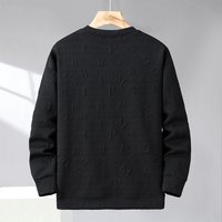 Men's Clothing Plus Size Sweatshirt Men's Solid Color Large Size Round Neck Pullover Fat Man Loose Autumn Trend Casual Long Sleeve