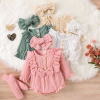 Clothing Long Sleeve One piece Clothing Four Sweater Fabric Clothing + Foot Set