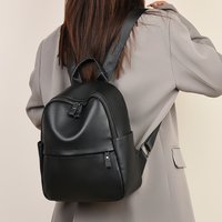 Women's Backpack Popular New Style Casual Versatile Simple Genuine Leather First Layer Soft Cowhide Backpack Women's Bag Medium And Large Capacity