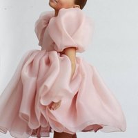 Clothing Dress Princess Dress Small One Year Old Dress Flower Wedding Little Dress