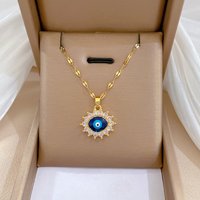 Voghion 18% de réduction sur colliers bohèmes œil turc en acier inox