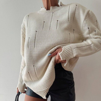 Pullover Sweater Hand worn Crew neck Sweater