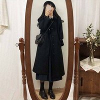 Hepburn Style High end Thick Wool Coat