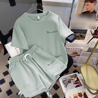 Clothing Running Clothes Spring Autumn Short Zipper Sweater Fashionable Loose Sportswear Leisure Two Piece Suit Fashion