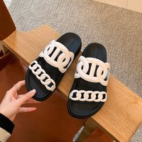 P Luji Niche Hollow Roman Slippers S Summer Casual All Match Outerwear Pig Nose Beach Shoes