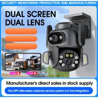 Smart Gun-ball WiFi-Überwachungskamera, Fernzugriff über Mobiltelefon, HD-Nachtsicht, PTZ-Monitor, wasserdicht für den Außenbereich