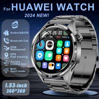 2024 NEW For HUAWEI GT5 Pro Sports Smart Bracelet NFC GPS Watch Compass Waterproof Heart Rate Bluetooth Call Fitness Smartwatchs