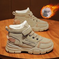 Cross-border boys‘ cotton shoes, piled and thickened warm boots, winter new girls‘ shoes, sports and leisure snow boots tide