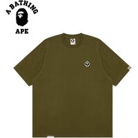 BATHING APE BAPE Spades Moon Logo Short Sleeve T shirt Made Pure Cotton Fabric