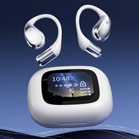 Open Ear Bluetooth Headphones – Wireless Sports Earbuds ENC Noise Cancellation LED Display & Secure Ear Hooks Running & Workouts