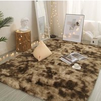 Silk Wool Tie dyed Carpet Consignment Wholesale Plush Living Room Bedroom Popular Bedside Blanket Floor Mat Home Use(Size 140*200cm)