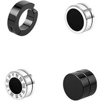 Magnetic Clip On Earrings – Titanium Steel No Piercing Geometric Studs Korean Trendy Style