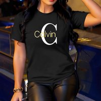 Printed Short Sleeve T Shirt Soft Polyester Round Neck Loose Fit Tee Summer Casual Streetwear