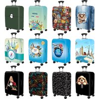 Luggage & Travel Bags Accessories Elastic Luggage Cover Dustproof Luggage Cover Luggage Protective Cover Trolley Case Protective Cover Luggage Cover