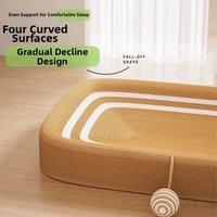 Super Large Sisal Cat Scratching Board Wear Resistant Lint Free Integrated Cat Toy Super Scratch Off Board Cat Bed