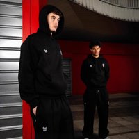 Clothing Trendy Streetwear Style Zip Up Hooded Casual Sweatshirt Set