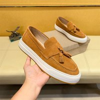 Men’s 2025 New Genuine Leather Slip-On Casual Trendy Loafers Fashion Low-Top Lazy Shoes