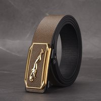 Men’s Belts Toothless Inner Wear Men’s Belt Business Versatile Leisure Automatic Buckle Belt Simple Fashion Belt