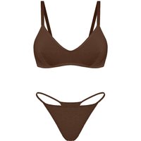 Underwear & Sleepwears Miss Simple Underwear Women's Soft Breathable No Wire Ring Non Empty Cup High Elastic Sports Vest Bra Set