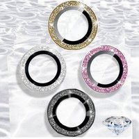 2-3Pcs Camera Lens Protector For IPhone 16E 16 Pro Max 13 Mini 14 15 Pro Max 16 Plus Diamond Metal Protective Glass