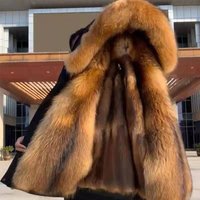 clothing mink inner coat fur coat medium length pie overcome removable style