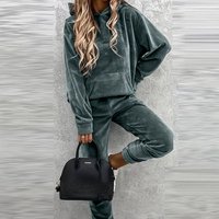 clothing Solid casual two piece set