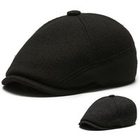 Autumn winter middle aged elderly hat cold proof warm ear protection dad grandpa old man hat forward duck tongue old man hat