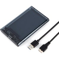 Transparent Case Caddy HDD Enclosure 2.5 SSD SATA To USB 3.0 Type-C 3.1 Adapter External Hard Drive Box
