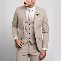 CT 2025 Fashion Slim Fit Two Button Suit Three Piece Set