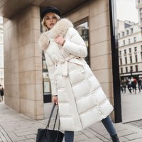 Clothing Mid Length Padded Jacket Thick Warm Jacket Padded Jacket