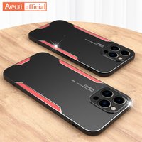 Aluminum Metal Case iPhone 14 Pro Max 14 Plus Silicone Matte Back Cover Phone Case iPhone 11 12 13 Pro Max 12 Mi