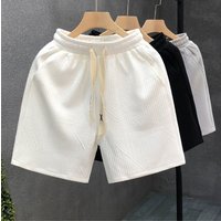 Clothing Simple Dark Pattern Shorts Casual Beach Pants