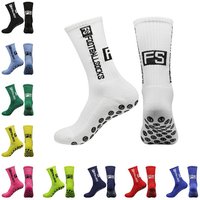FOOTBALLSOCKS Football Sports Mid calf Silicone Non slip Dot Basketball Yoga Socks