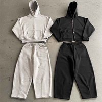 Clothing Casual Simple Couple Fashion Hoodie Sweatshirt Solid Loose Sweatshirt Sweatpants