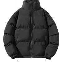 2023 New Autumn And Winter Casual Men's Thickened Cotton Bread Clothes Stand Up Collar Couple Coat